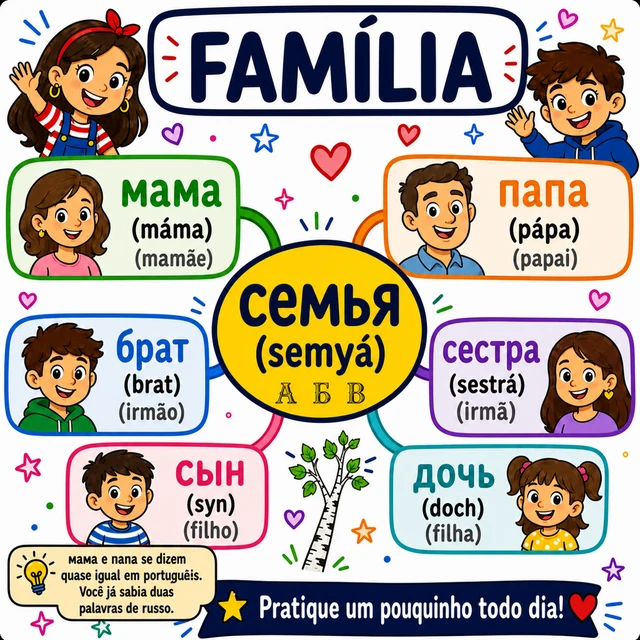 Mapa mental: Família
