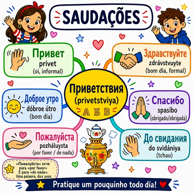Mapa mental: Saudações
